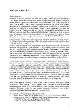 Akviziční formulář